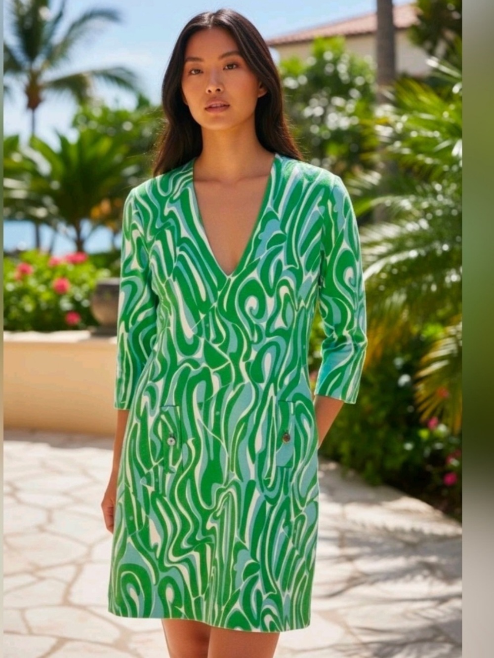 Lilly Pulitzer Charlena Resort Ponte Shift Dress Finders Keepers Pattern Sz XL